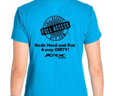 KRX T-shirt Womens, "Rode Hard And Put Away Dirty"